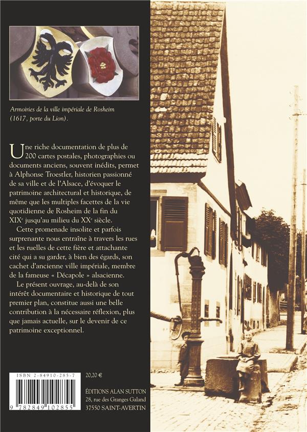 Quatrième de couverture de « ROSHEIM »