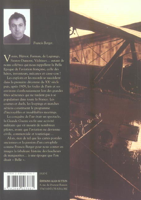 Quatrième de couverture de « BELLE EPOQUE DE L'AVIATION (LA) »