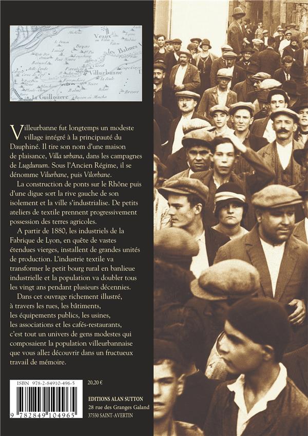 Quatrième de couverture de « VILLEURBANNE »