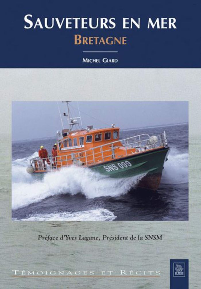 Couverture du livre « SAUVETEURS EN MER - BRETAGNE » de Xxx, librairie Les Contes Infusés à Corte