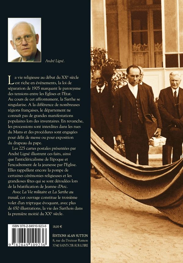 Quatrième de couverture de « VIE RELIGIEUSE DANS LA SARTHE (LA) »