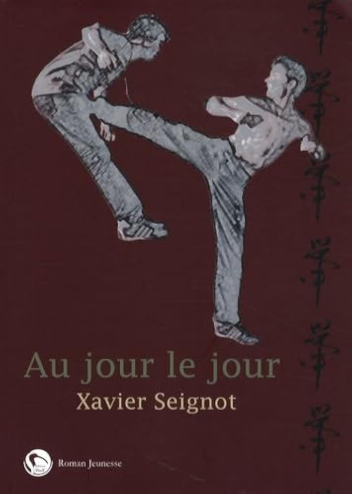 Couverture du livre « AU JOUR LE JOUR » de Xavier Seignot, librairie Les Contes Infusés à Corte