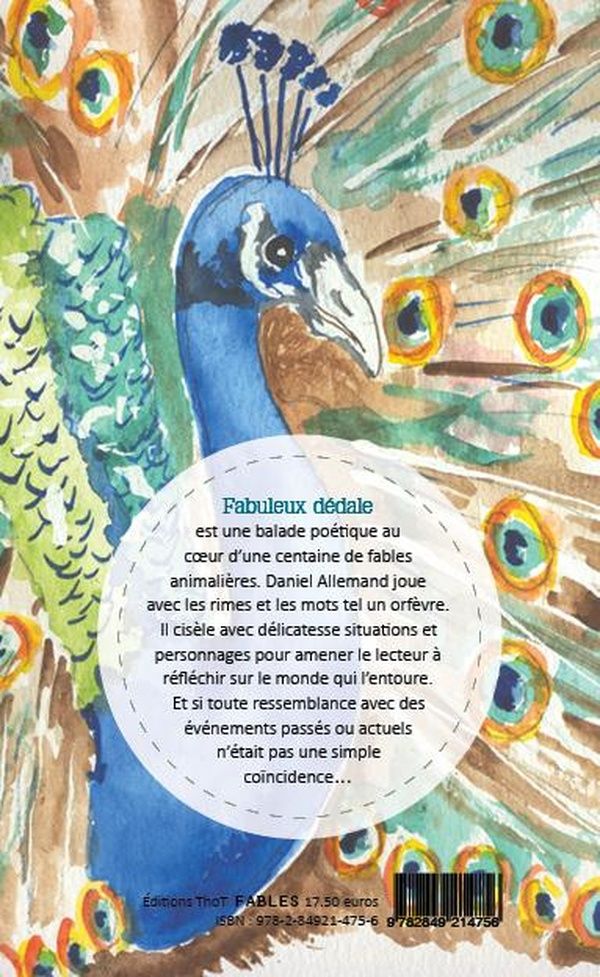 Quatrième de couverture de « FABULEUX DEDALE »