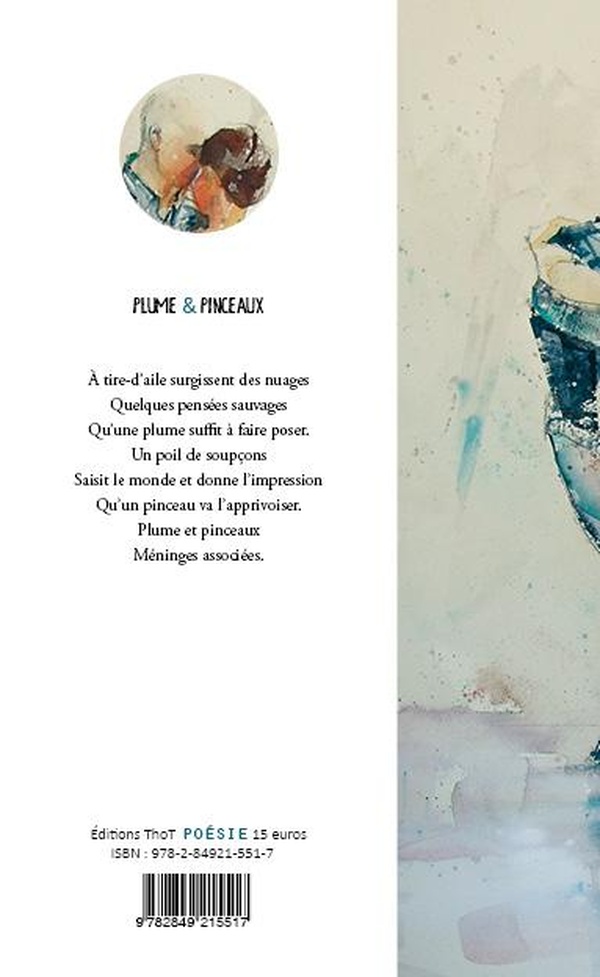 Quatrième de couverture de « LA DANSE DE LA PLUME ET DES PINCEAUX »