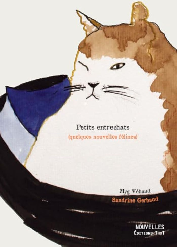 Couverture du livre « PETITS ENTRECHATS - QUELQUES NOUVELLES FELINES » de Vehaud/gerbaud, librairie Les Contes Infusés à Corte