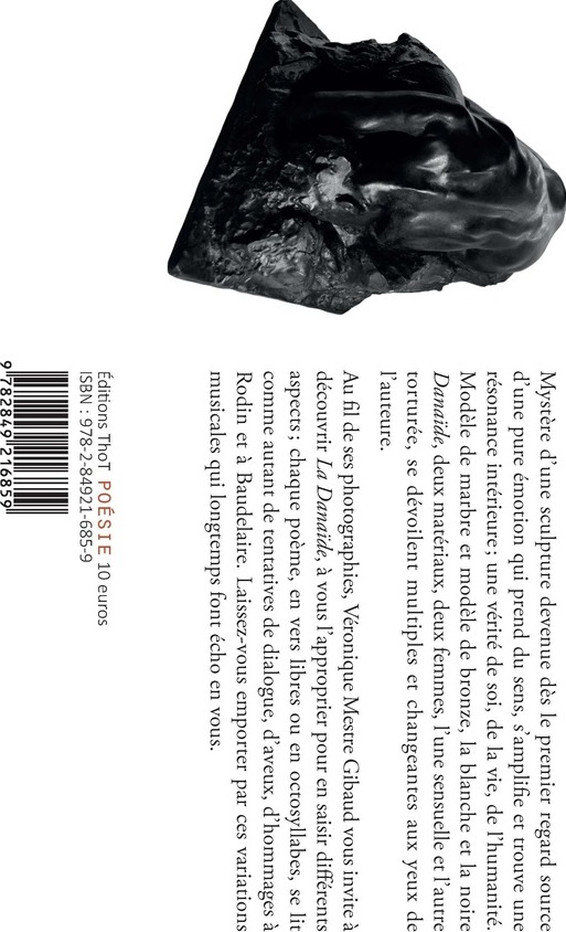 Quatrième de couverture de « LES DANAIDES - REVES DE PIERRE AVEC BAUDELAIRE SUR L'OEUVRE DE RODIN »