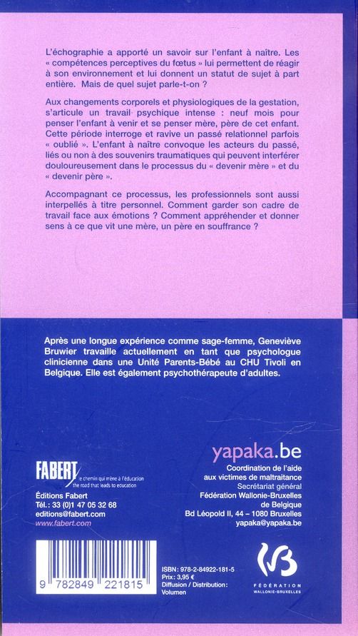 Quatrième de couverture de « LA GROSSESSE PSYCHIQUE. L'AUBE DES LIENS »