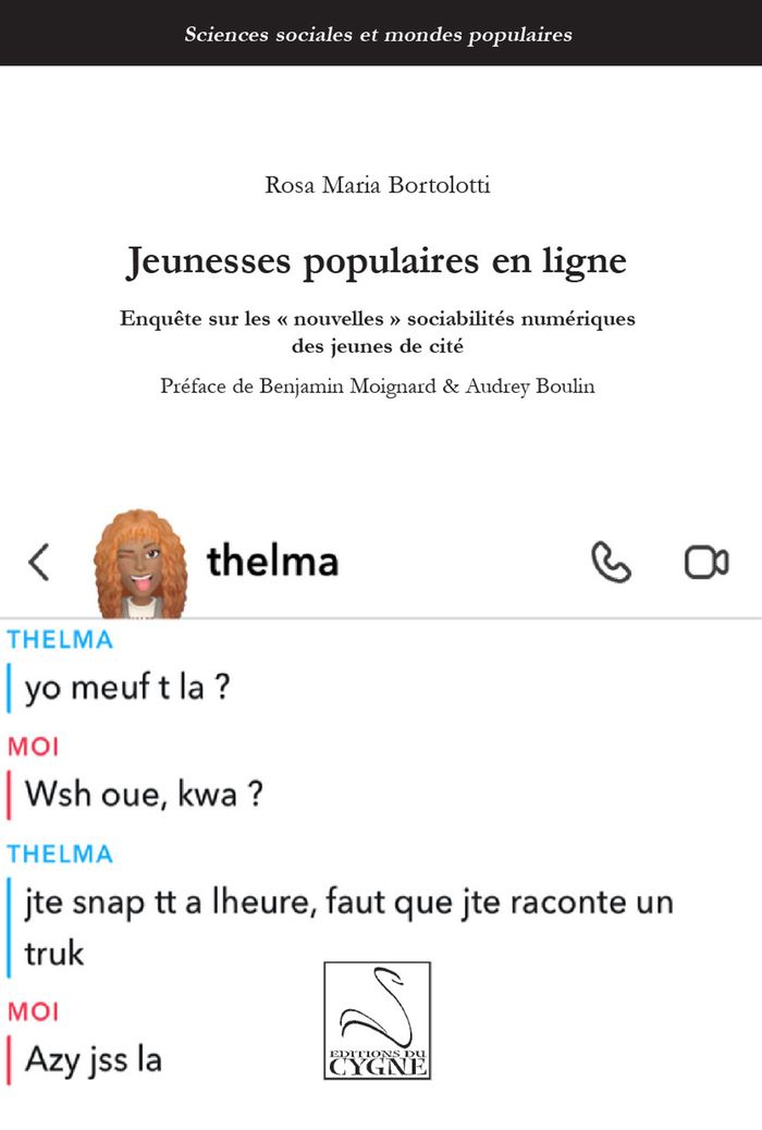 Couverture du livre « Jeunesses populaires en ligne : enquête sur les nouvelles sociabilités numériques des jeunes de cité », librairie Les Contes Infusés à Corte