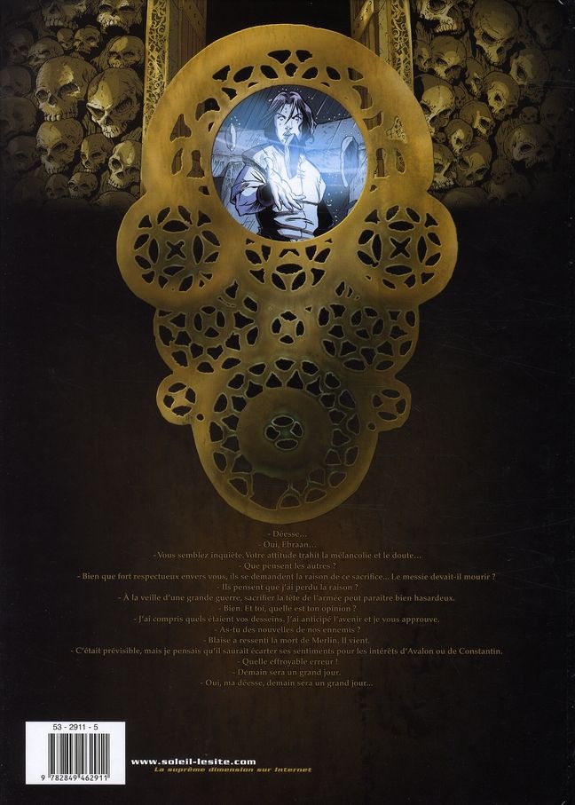 Quatrième de couverture de « MERLIN T07 - LE CHAUDRON DE BRAN LE BENI - VOL07 »
