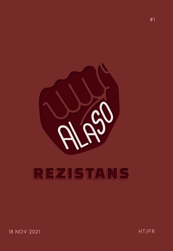 Couverture du livre « ALASO - REZISTANS » de Fania Noel, librairie Les Contes Infusés à Corte