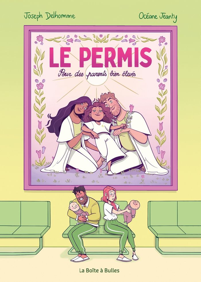 Couverture du livre « Le permis : pour des parents bien élevés », librairie Les Contes Infusés à Corte