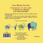 Quatrième de couverture de « CHAMIOU "L'HISTOIRE DES ELEPHANTS ET DU VILAIN MENSONGE" »