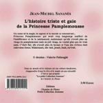 Quatrième de couverture de « L'HISTOIRE TRISTE ET GAIE DE LA PRINCESSE PAMPLEMOUSSE »
