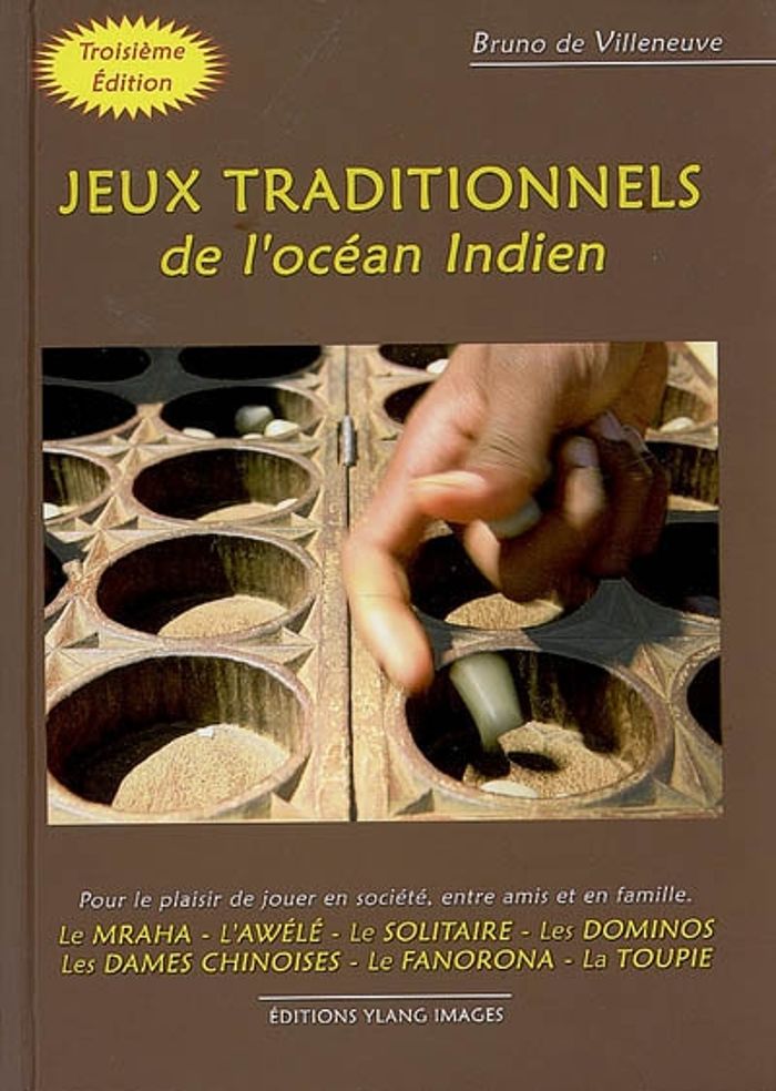 Couverture du livre « JEUX TRADITIONNELS DE L'OCEAN INDIEN » de De Villeneuve Bruno, librairie Les Contes Infusés à Corte