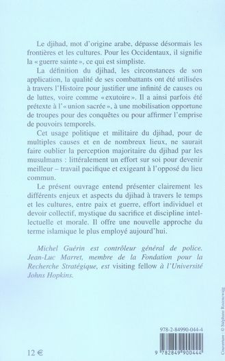 Quatrième de couverture de « HISTOIRES DE DJIHAD »