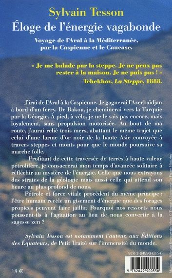 Quatrième de couverture de « Éloge de l'énergie vagabonde »