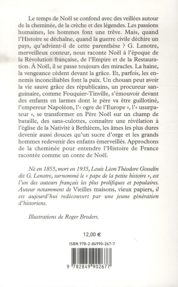 Quatrième de couverture de « LEGENDES DE NOEL - CONTES HISTORIQUES »