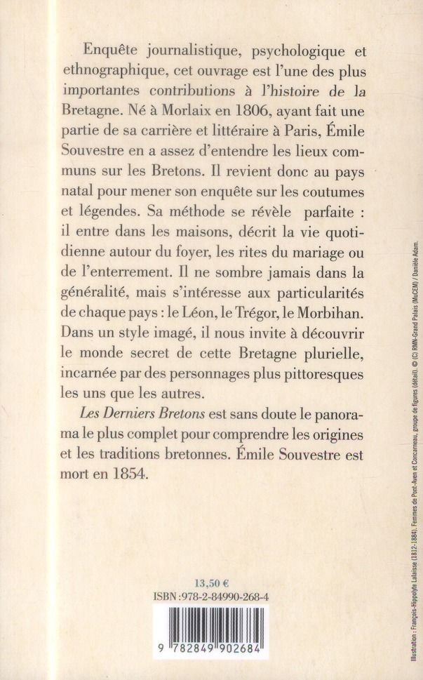 Quatrième de couverture de « LES DERNIERS BRETONS T.1 »
