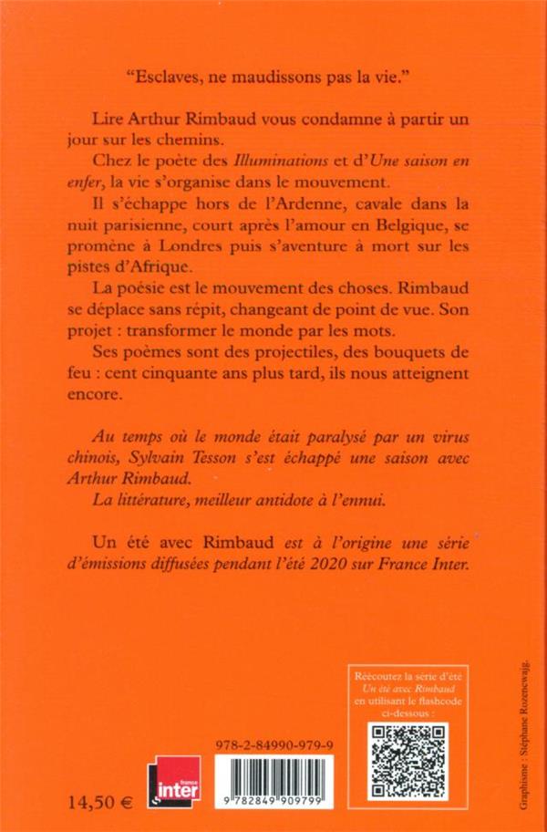 Quatrième de couverture de « Un été avec Rimbaud »