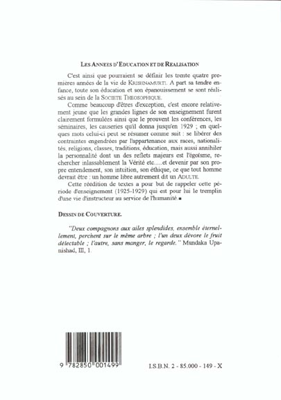Quatrième de couverture de « POUR DEVENIR DISCIPLE »