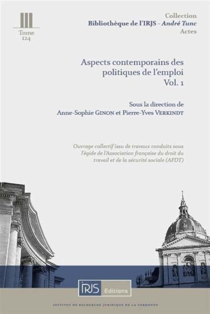 Couverture du livre « ASPECTS CONTEMPORAINS DES POLITIQUES DE L'EMPLOI. » de Pierre-Yves Verkindt, librairie Les Contes Infusés à Corte