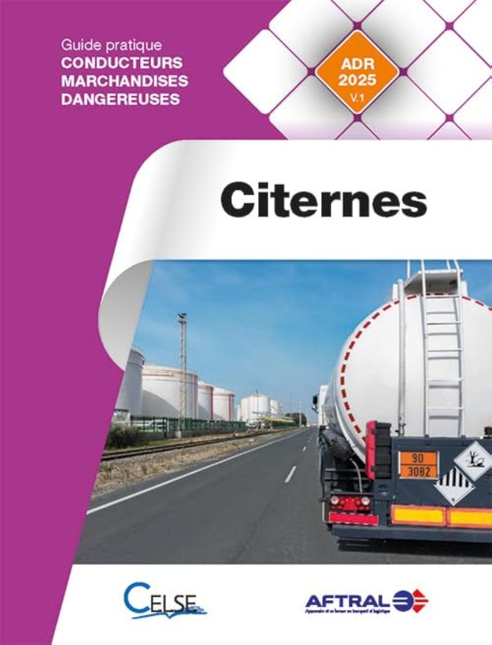 Couverture du livre « Conducteurs marchandises dangereuses : guide pratique » de Apprendre et se former en transport et logistique, librairie Les Contes Infusés à Corte