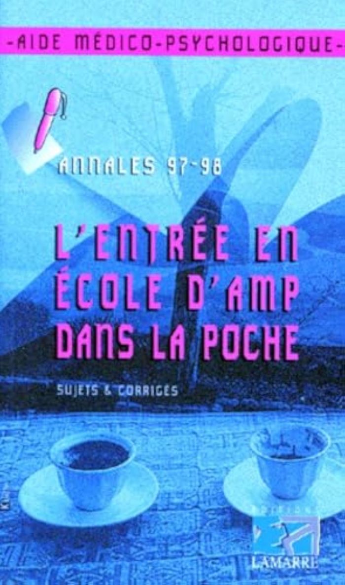 Couverture du livre « ENTREE EN ECOLE AMP » de Bouffant Le, librairie Les Contes Infusés à Corte