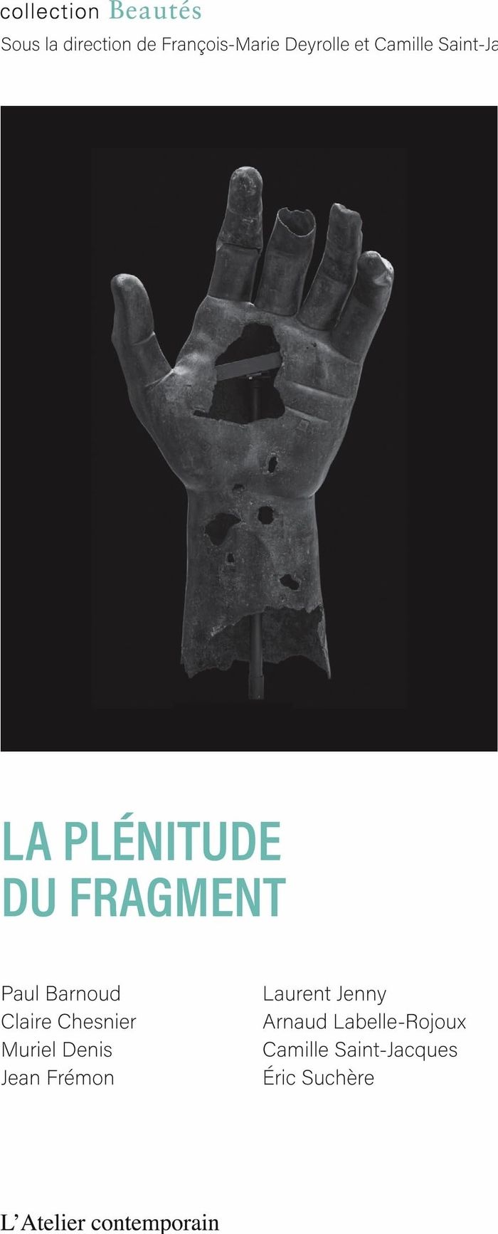 Couverture du livre « La plénitude du fragment » de Paul Barnoud, librairie Les Contes Infusés à Corte