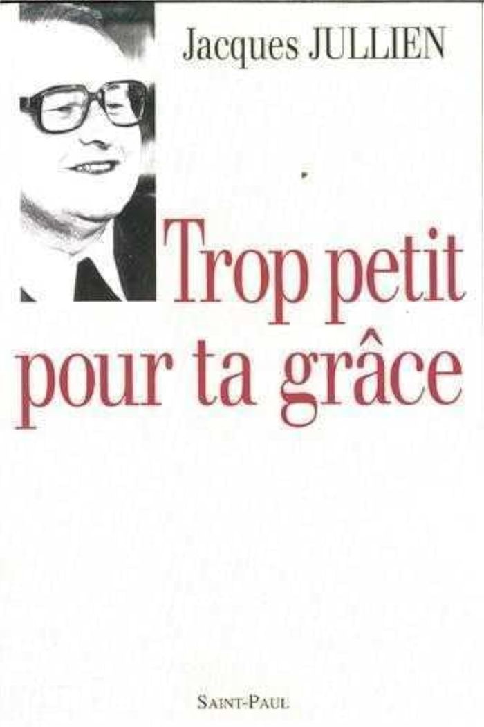 Couverture du livre « TROP PETIT POUR TA GRACE », librairie Les Contes Infusés à Corte