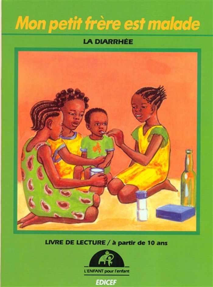 Couverture du livre « MON PETIT FRERE EST MALADE (LA DIARRHEE) », librairie Les Contes Infusés à Corte