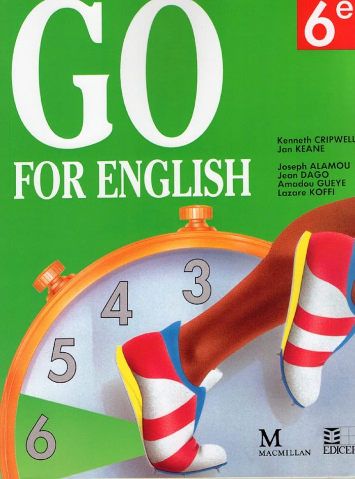 Couverture du livre « GO FOR ENGLISH 6E (AFRIQUE DE L'OUEST) » de Collectif, librairie Les Contes Infusés à Corte