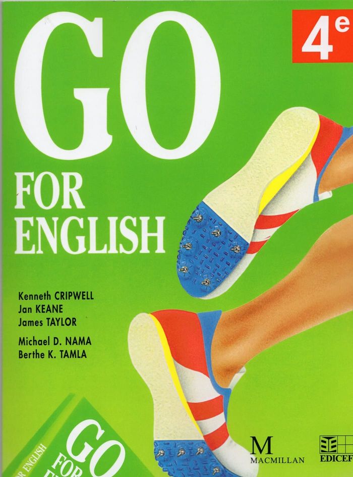 Couverture du livre « GO FOR ENGLISH 4E (AFRIQUE CENTRALE) », librairie Les Contes Infusés à Corte