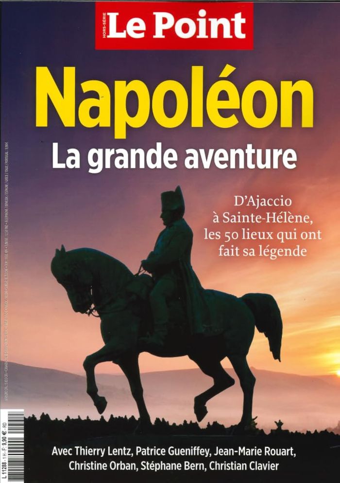 Couverture du livre « LE POINT HS - NAPOLEON, LA GRANDE AVENTURE : D'AJACCIO A SAINTE-HELENE » de Collectif, librairie Les Contes Infusés à Corte