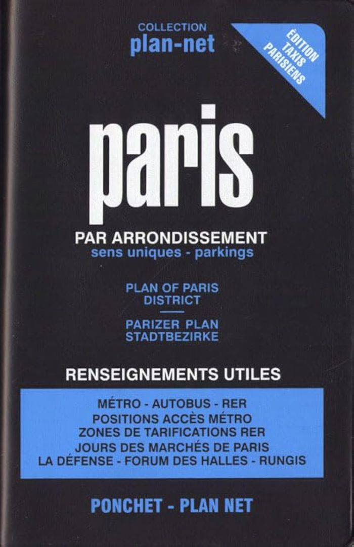 Couverture du livre « **PARIS PAR ARRONDISSEMENT SENS UNIQUES - PARKINGS », librairie Les Contes Infusés à Corte