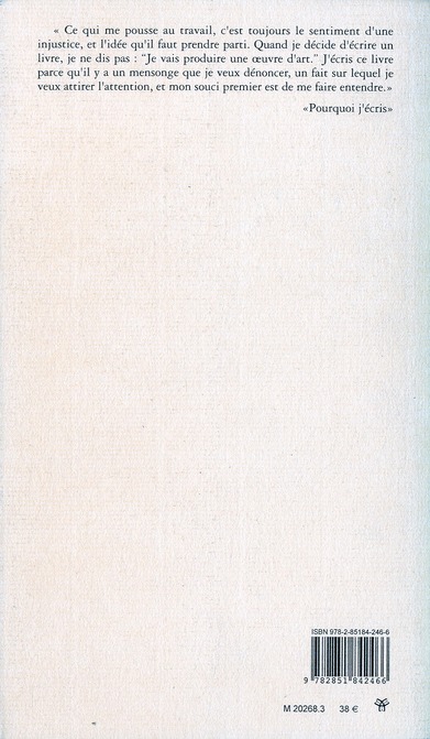 Quatrième de couverture de « ESSAIS, ARTICLES, LETTRES T. 1 - (1920-1940) »