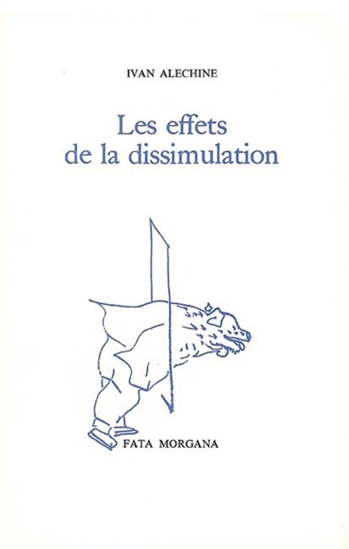 Couverture du livre « LES EFFETS DE LA DISSIMULATION », librairie Les Contes Infusés à Corte