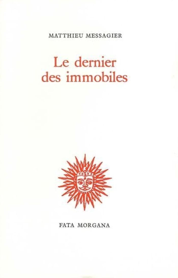 Couverture du livre « LE DERNIER DES IMMOBILES », librairie Les Contes Infusés à Corte