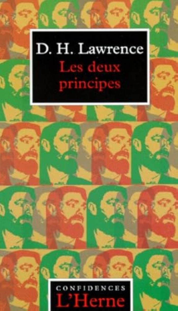 Couverture du livre « DEUX PRINCIPES » de Lawrence D. H., librairie Les Contes Infusés à Corte