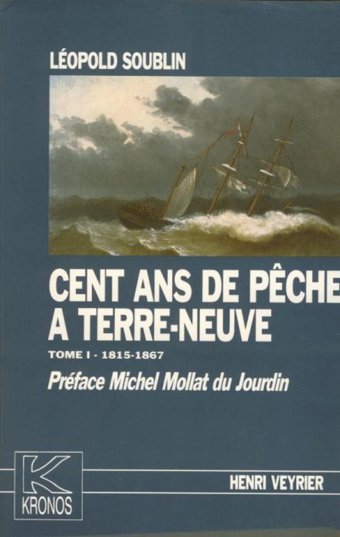 Couverture du livre « CENT ANS DE PECHE A TERRE-NEUVE (TROIS VOLUMES) - KRONOS N 10 », librairie Les Contes Infusés à Corte