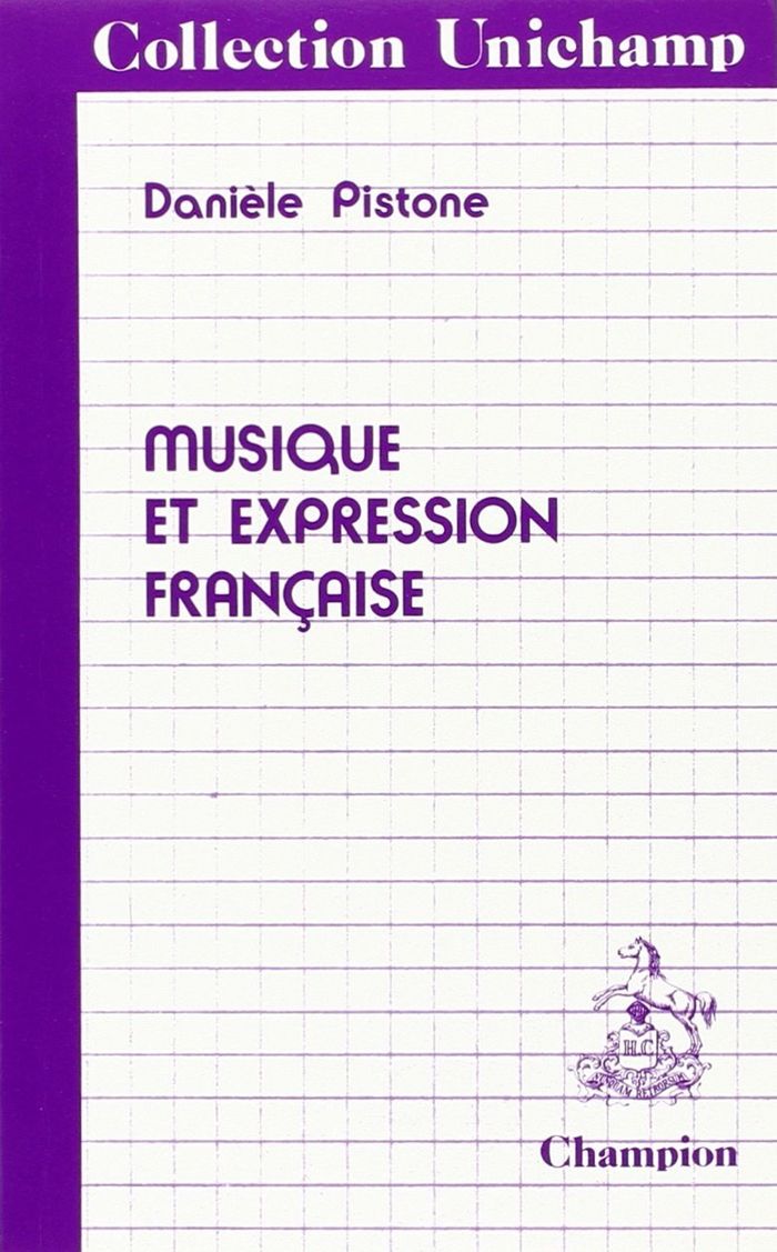 Couverture du livre « MUSIQUE ET EXPRESSION FRANCAISE », librairie Les Contes Infusés à Corte