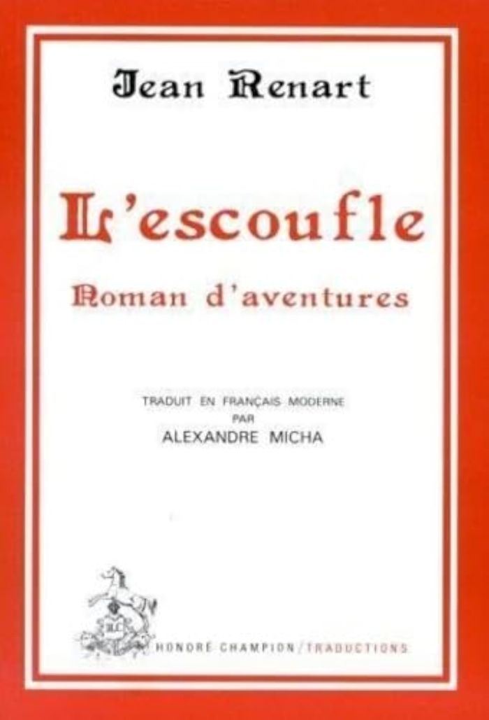 Couverture du livre « L ESCOUFLE. ROMAN D AVENTURES. » de Renart Jean, librairie Les Contes Infusés à Corte