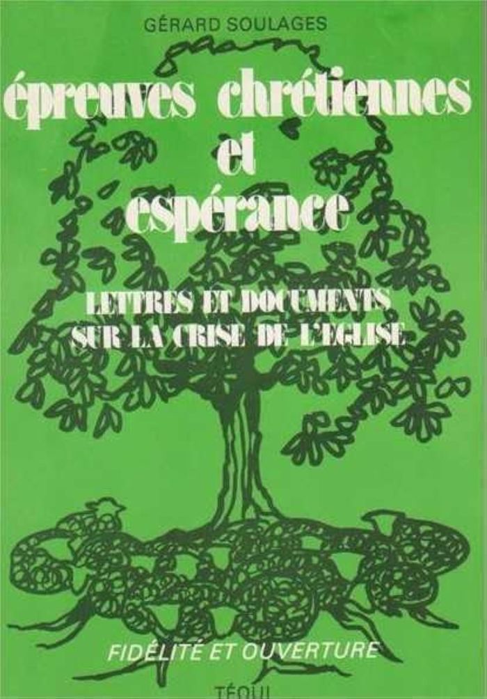 Couverture du livre « EPREUVES CHRETIENNES ET ESPERANCE », librairie Les Contes Infusés à Corte