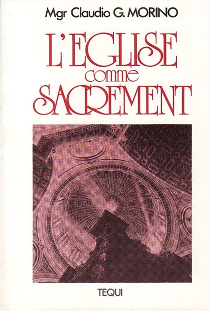 Couverture du livre « EGLISE COMME SACREMENT MORINO » de Xxx, librairie Les Contes Infusés à Corte