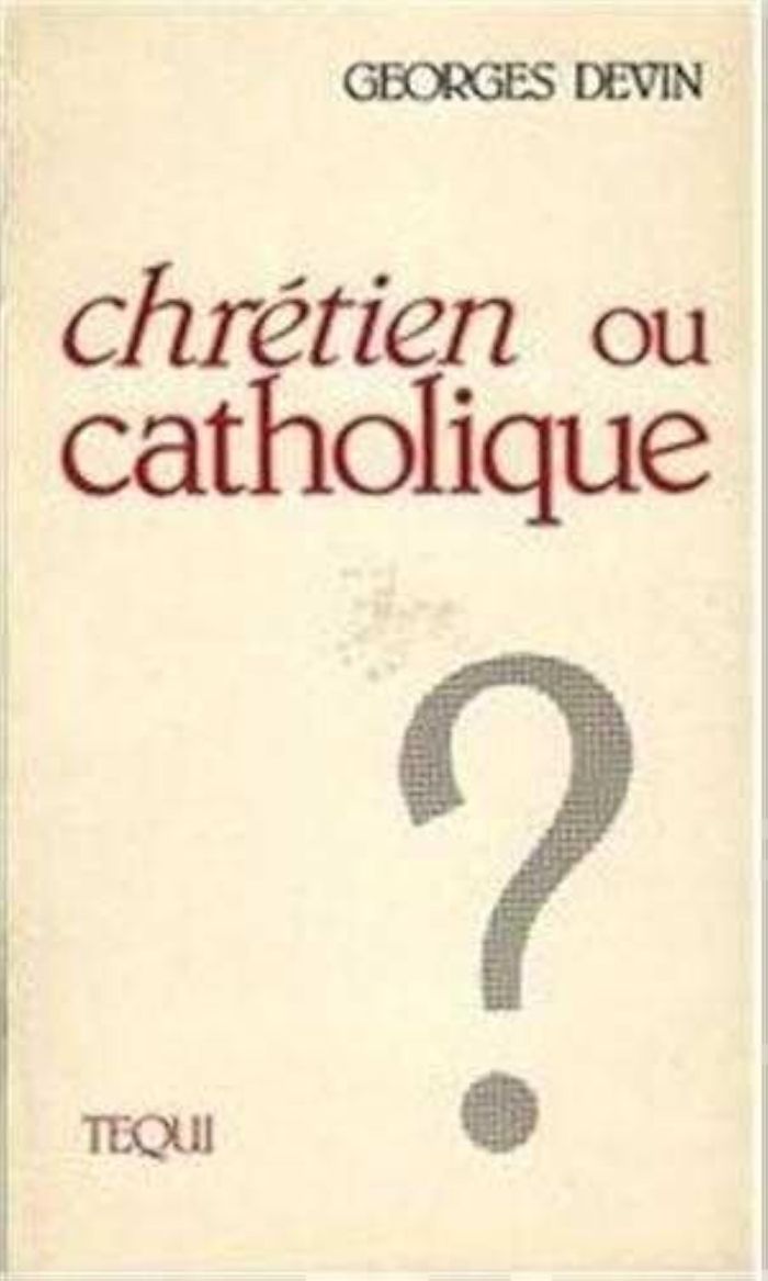 Couverture du livre « CHRETIEN OU CATHOLIQUE ? » de Xxx, librairie Les Contes Infusés à Corte