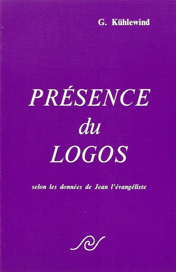 Couverture du livre « PRESENCE DU LOGOS » de Georg Kuhlewind, librairie Les Contes Infusés à Corte