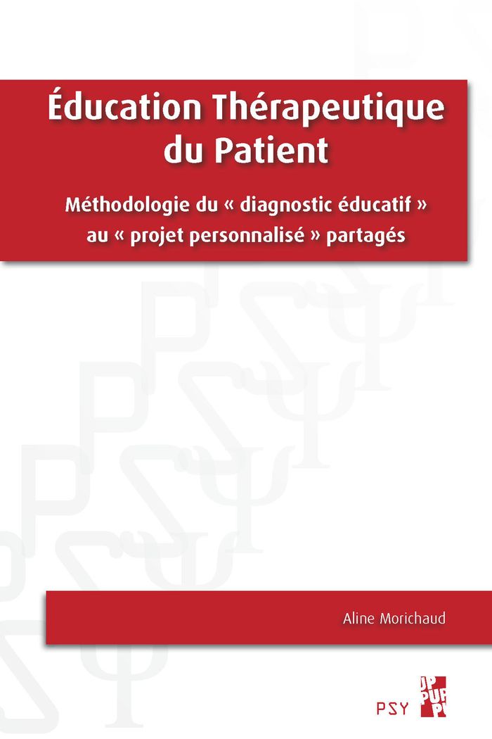 Couverture du livre « EDUCATION THERAPEUTIQUE DU PATIENT » de Aline Morichaud, librairie Les Contes Infusés à Corte