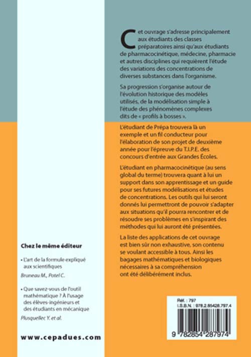 Quatrième de couverture de « PREPARER UN BON T.I.P.E. AUX CONCOURS DES GRANDES ECOLES - ILLUSTRATION PAR LA PHARMACOCINETIQUE »