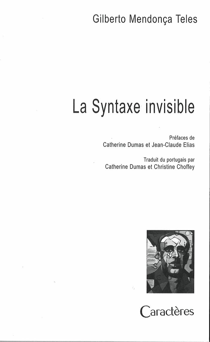 Couverture du livre « LA SYNTAXE INVISIBLE ET L ANIMAL », librairie Les Contes Infusés à Corte