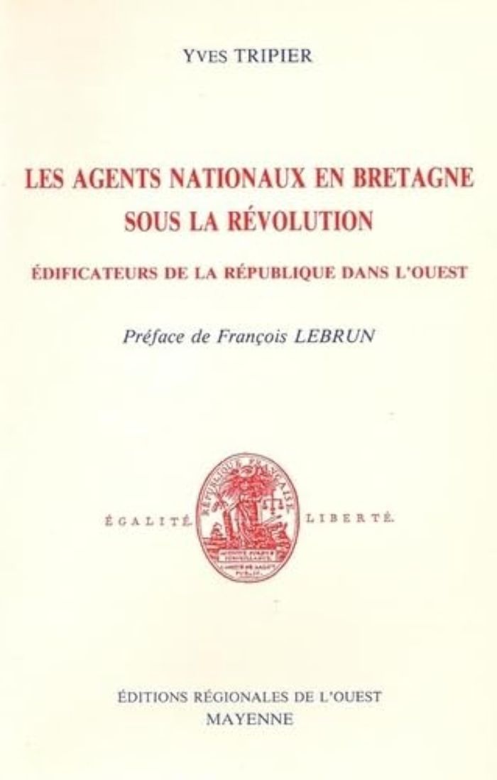 Couverture du livre « AGENTS NATIONAUX EN BRETAGNE » de Yves Tripier, librairie Les Contes Infusés à Corte