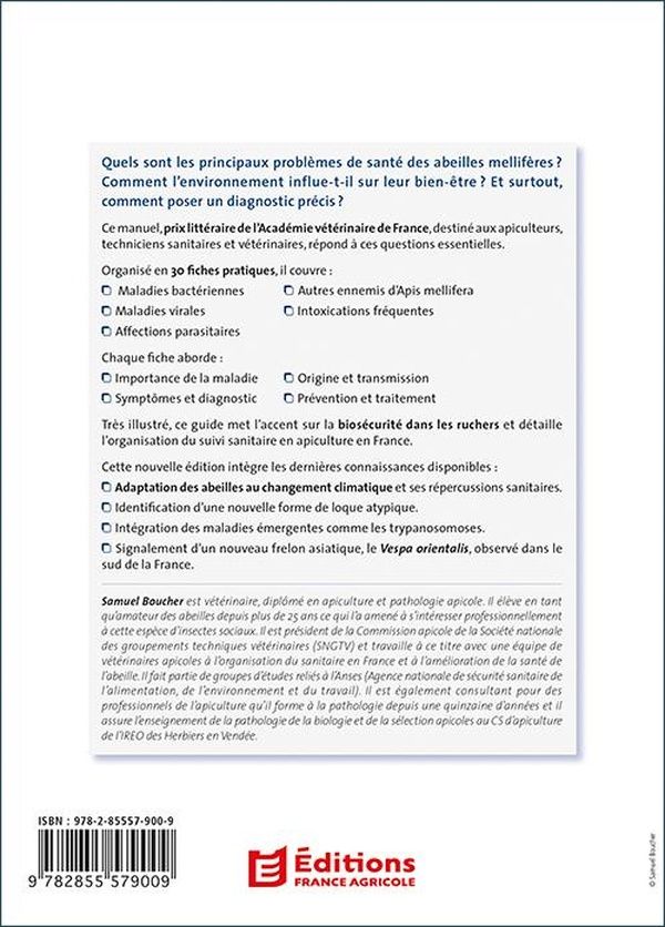 Quatrième de couverture de « Maladies des abeilles »